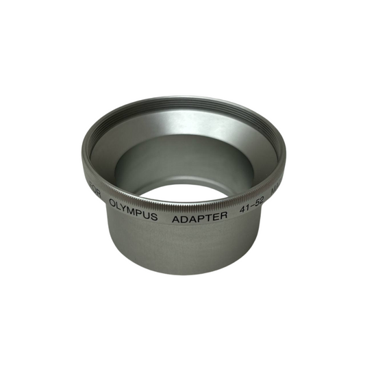 Conversion Lens Adapter 41-52 Silver for Olympus Camedia C-2000ZOOM Camera