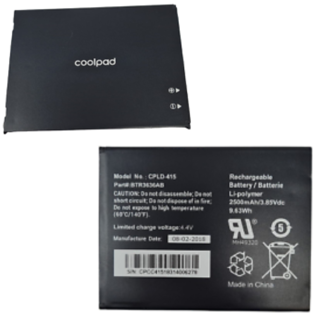 Battery CPLD-415 Fits Coolpad Canvas Splatter Original Replacement Part 2500mAh