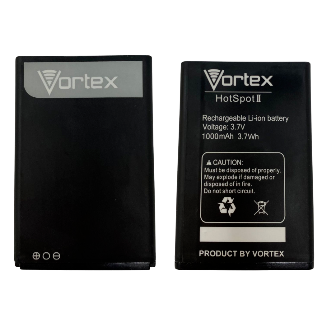 Battery HotSpot II For Vortex HotSpot II  2 1000mAh 3.7V Vortx   Replacement OEM