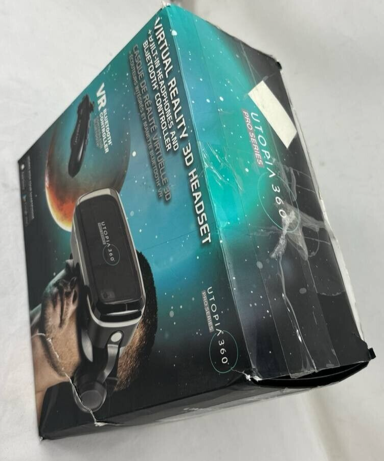 Utopia 360 VR 3D Virtual Reality Headset for Games Movies iPhone Android