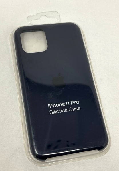 Black Silicone Back Case for iPhone 11 Pro Protective Cover MSYP2FE/A Slim Matte