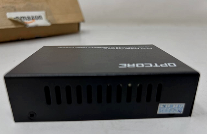 Optcore Media Converter 10/100/1000BASE-T Gigabit Ethernet Switch to SFP Fiber