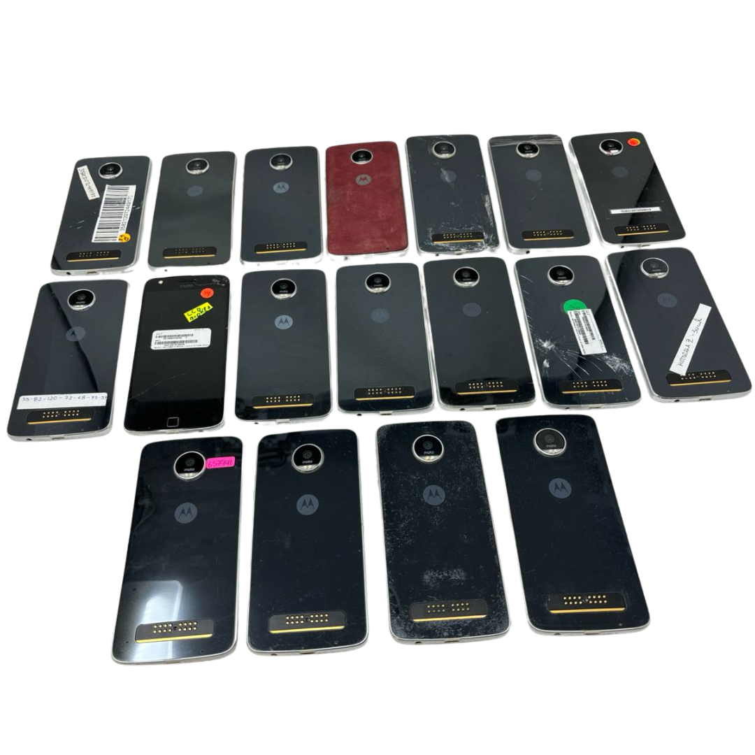 20 Lot Motorola Moto Z Play XT1635 5.5" 16MP Untested Wholesale Used Repair Part