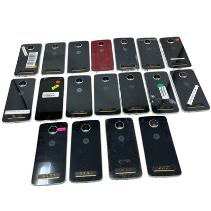 20 Lot Motorola Moto Z Play XT1635 5.5" 16MP Untested Wholesale Used Repair Part