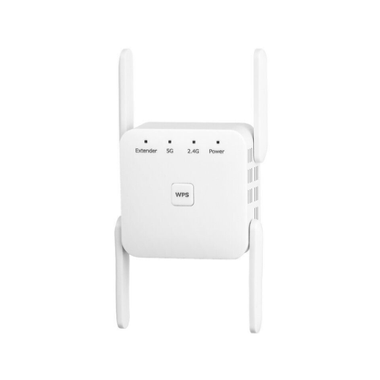 Internet Booster Wireless Signal WiFi Repeater Dual Band Range Extender 1200mbps