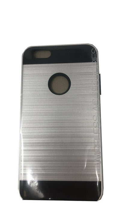 Gray Hard Case Protective Cover For Apple iPhone 6 6s + Plus Silver Black