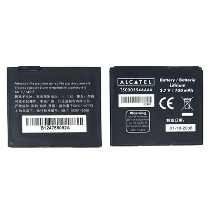 Battery ALCATEL T5000554AAAA  for OT-C835 Elle No3 OT-C825 OT-C820 700mAh C820