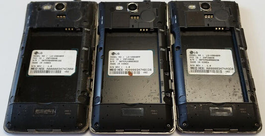 3 lot LG Lucid VS840 Smartphone 4G LTE Android 8GB 4" GPS Verizon Locked Used