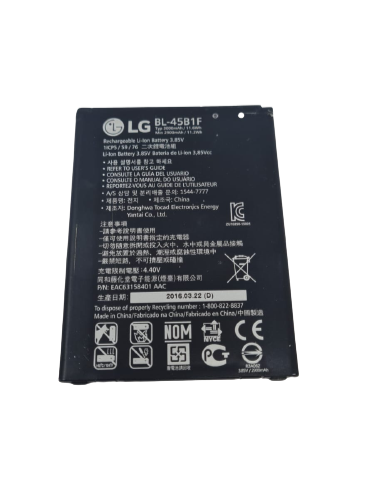 Battery BL-45B1F For LG V10 F600K F600L H900 H901 VS990 LS775 Stylo 2 K550 BL45b