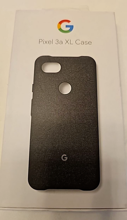 Fabric Case for Google Pixel 3a XL Protective Back Cover Carbon Black Original