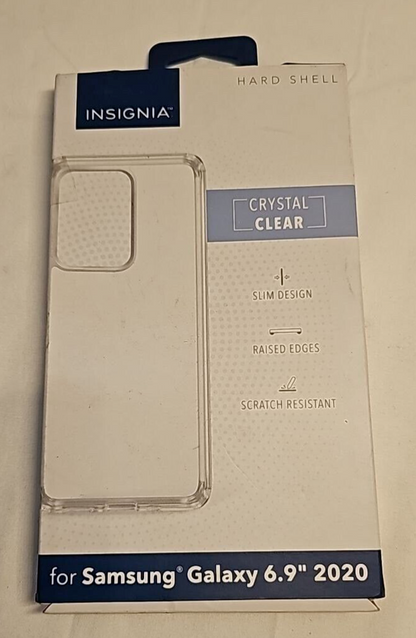 Insignia Hard Shell Crystal Clear for Samsung Galaxy S20 Ultra 5G 6.9" SM-G988