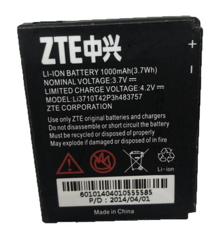 Battery li3710t42p3h483757 for ZTE Z431 Z433 Altair F555 Original