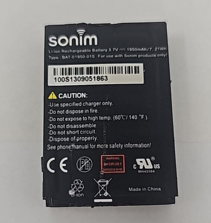 Sonim Battery BAT-01950-01-S 1950mAh XP3410 XP Strike XP3300 Force XP5560 Bolt