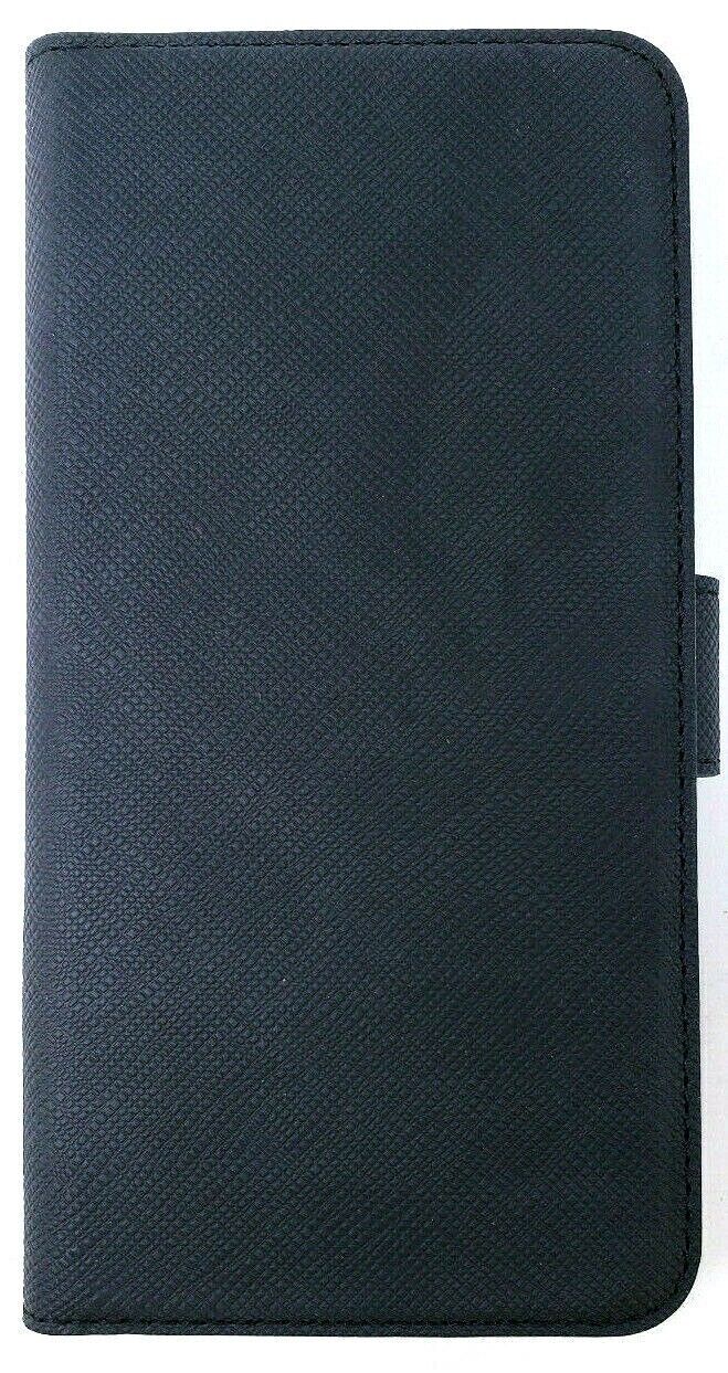 Xqisit Black Wallet Case Viskan For HTC One A9 Protective Book Folio Cover