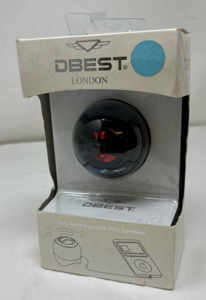 DBEST London Mini Speaker Rechargeable Portable Set USB 3.5mm for Phone PC