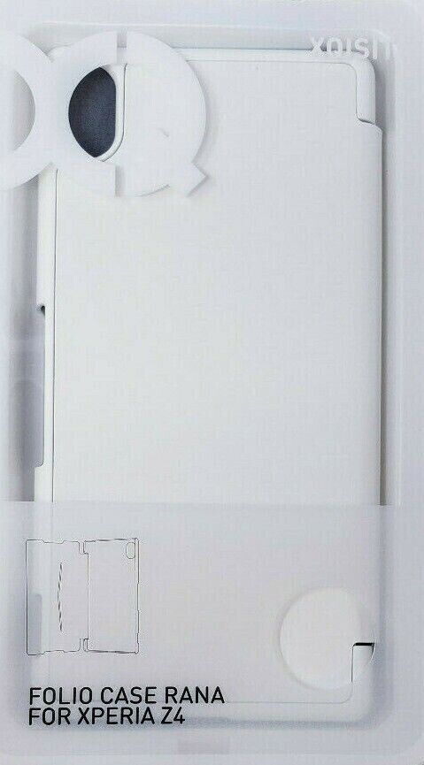 Xqisit White Folio Case Rana for Sony Xperia Z4 Protective Book Cover Original