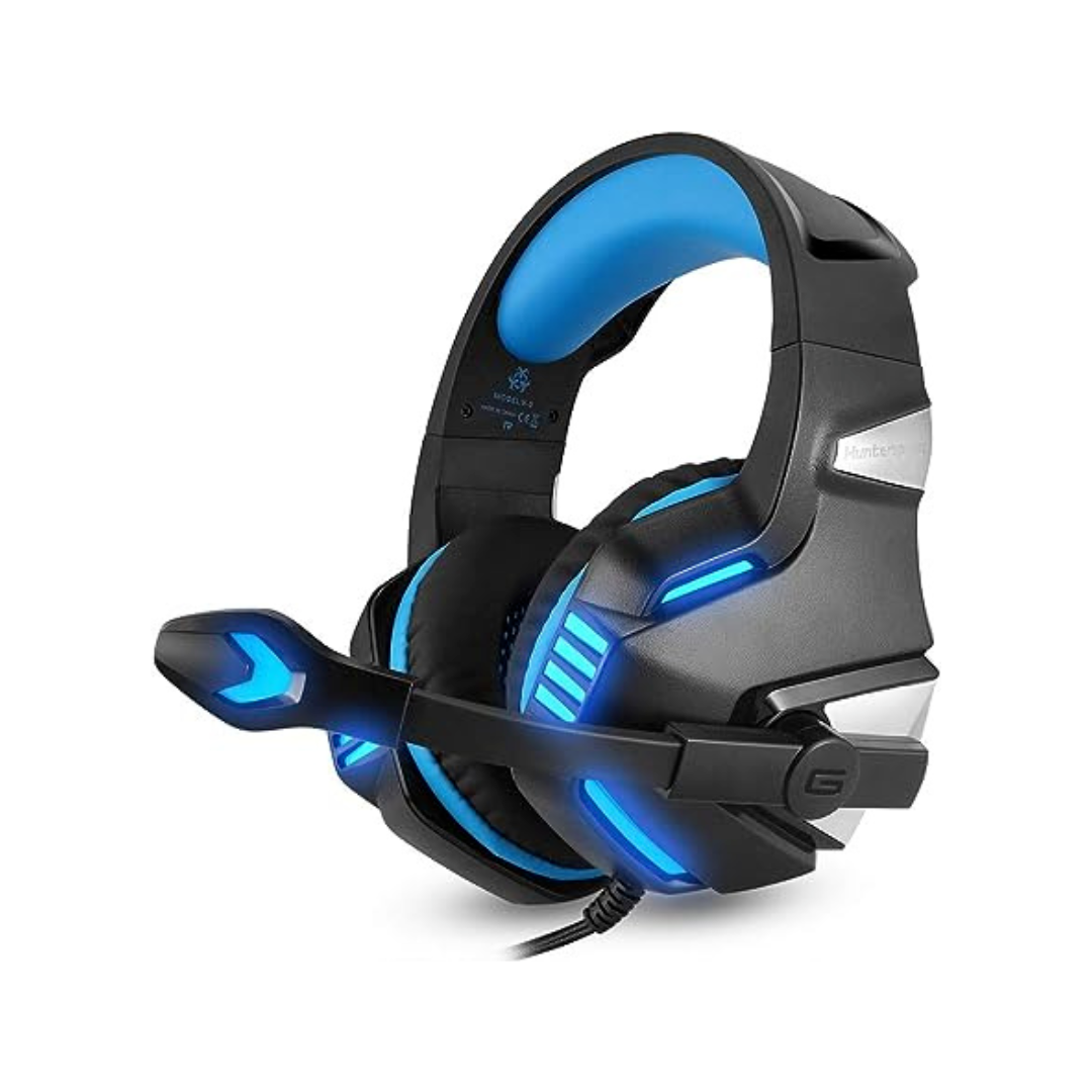 Hunterspider Gaming Wired Headset Over Ear Gaming Headphones PC PS4 Xbox One USB