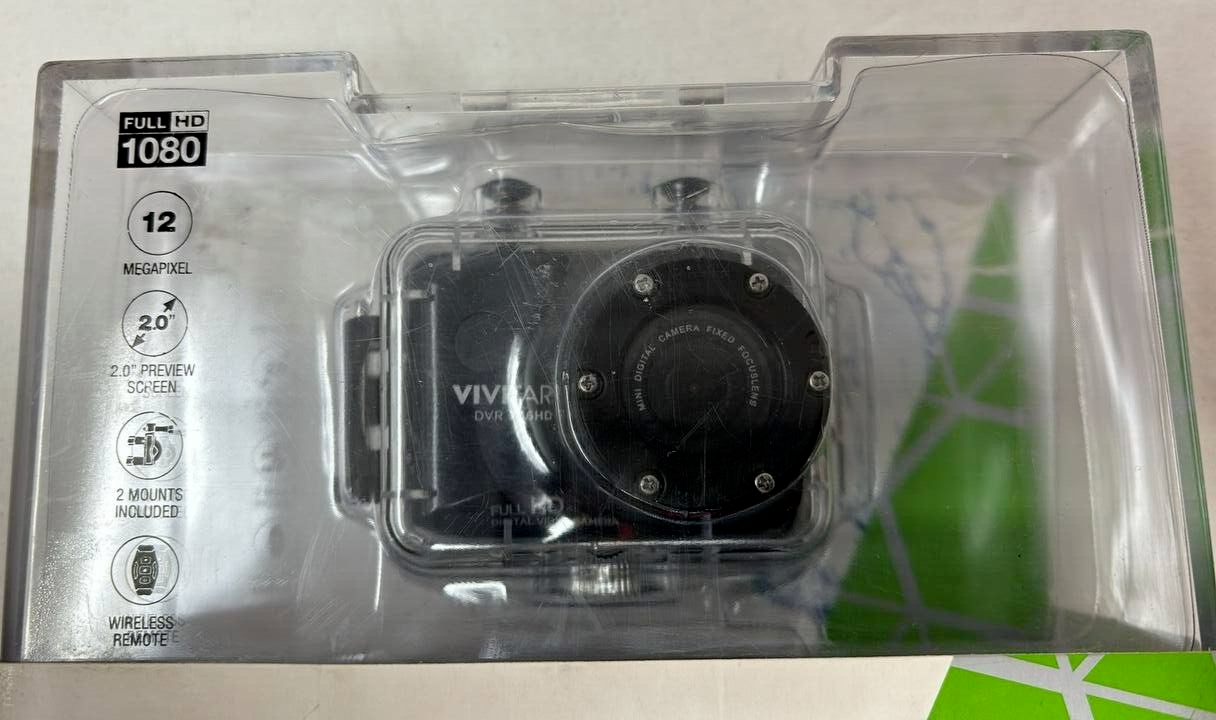 Vivitar DVR786HD Full HD 1080p Action Video Camera Camcorder USB Micro SD OEM