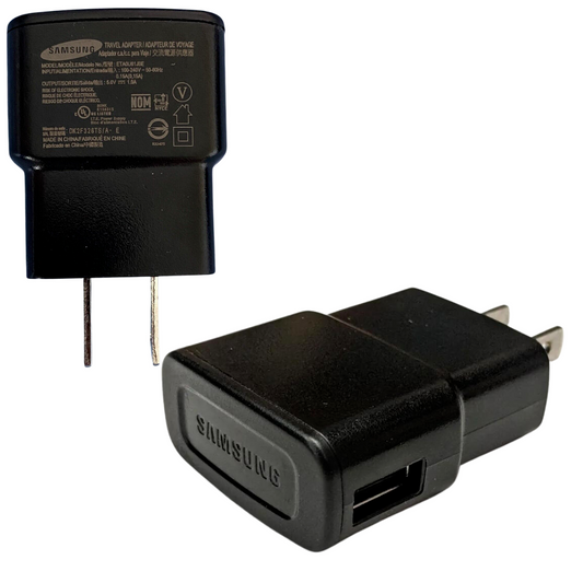 Samsung Travel Charger USB Power Adapter ETA0U61JBE 5.0V DC 1.0A Black Original