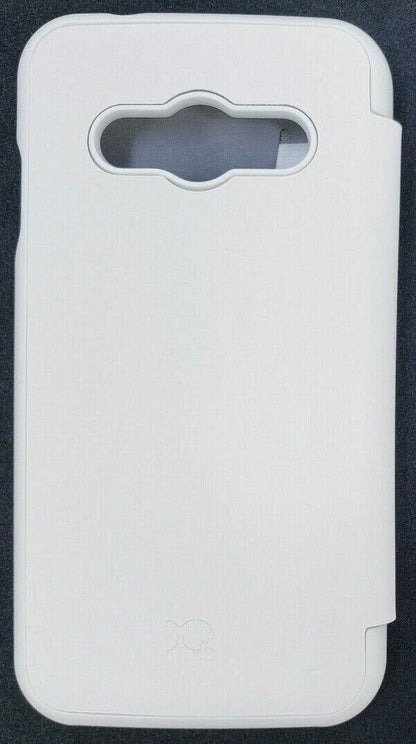 White Xqisit Folio Case Rana For Samsung Galaxy Trend 2 Lite Book Folio Cover