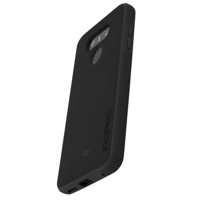 Incipio Octane Hard Impact Case for LG G6 Smartphone Rugged Grip Black Cover