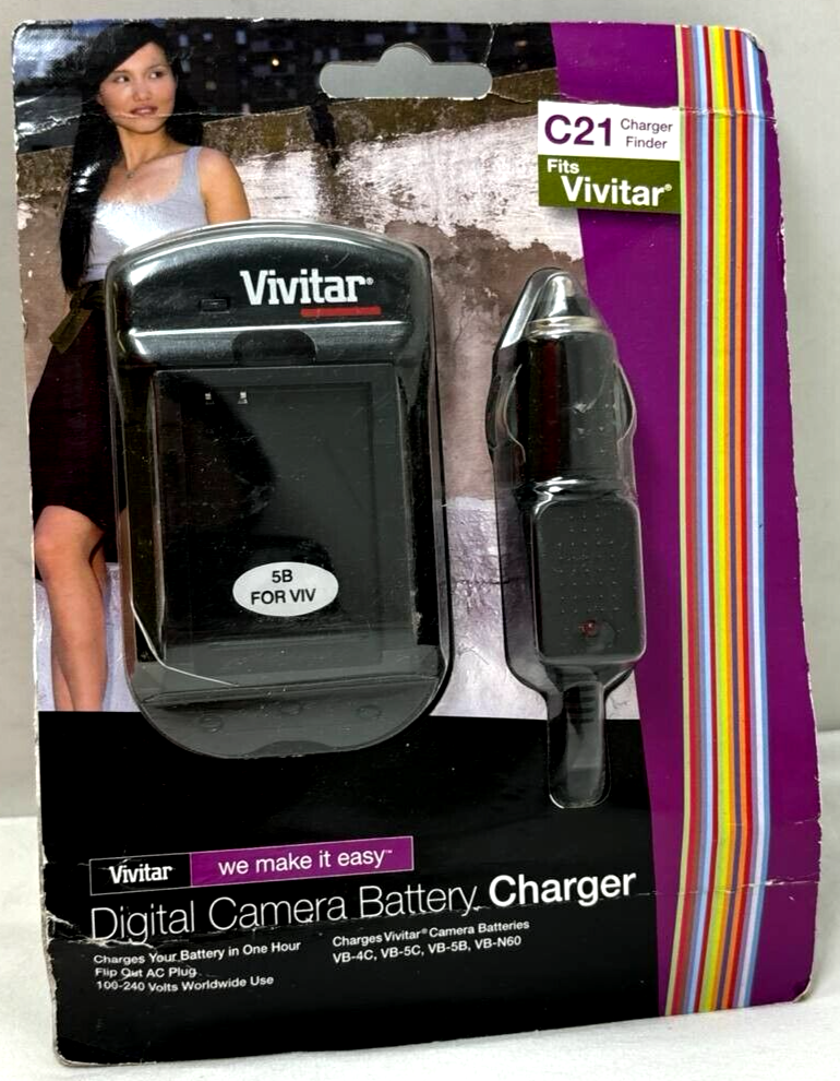 Vivitar Digital Camera Lithium-ion Battery Car Charger For Sony NPBG1 NPFG1