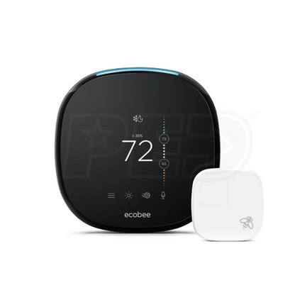 Ecobee 4 EB-STATE4-01 Smart Programmable Thermostat HomeKit Alexa Enabled Black