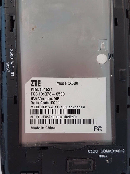 2 Lot ZTE Score X500 Cricket Android Smartphone Cricket CDMA Touch Screen Used