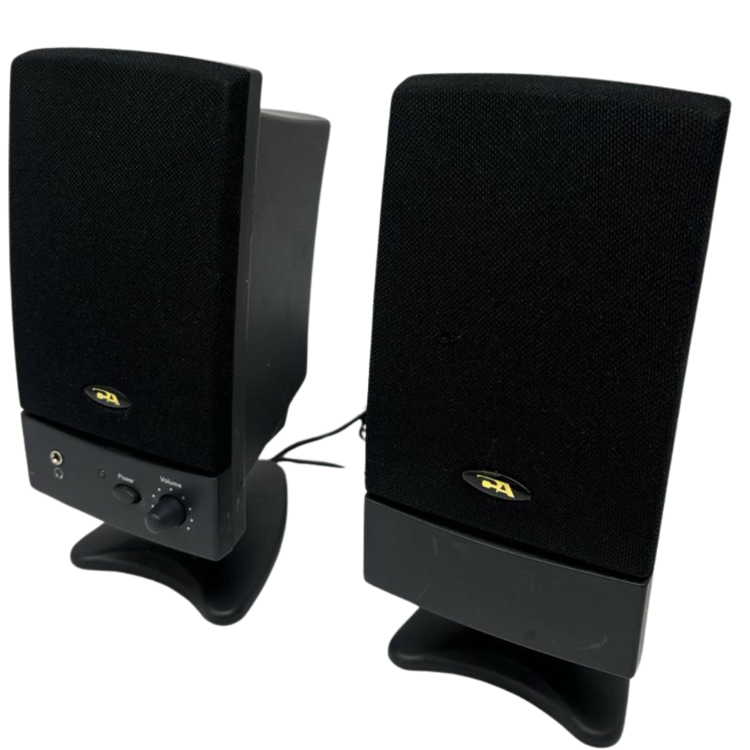 Cyber Acoustics CA-2100 Computer Speaker System 24W for Wired  Desktop PC READ