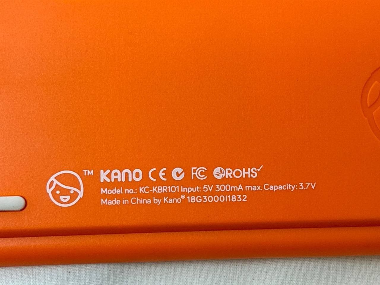 Kano Wireless Keyboard USB QWERTY with Touch Pad KC-KBR101 Orange for Laptop PC