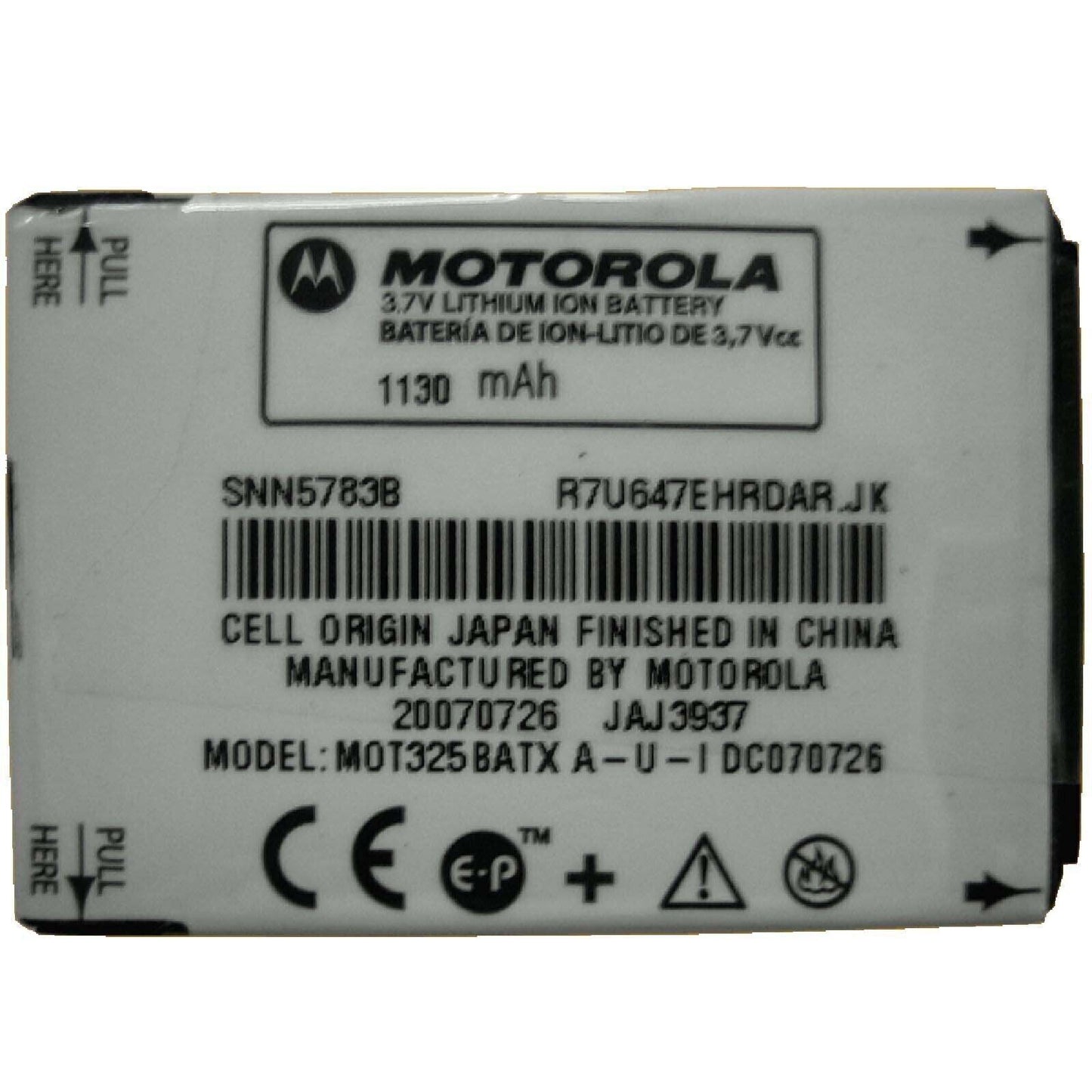 Battery  SNN5783B Fits Motorola Q Q9h C290 Deluxe IC902 V195 V197 1130mAh