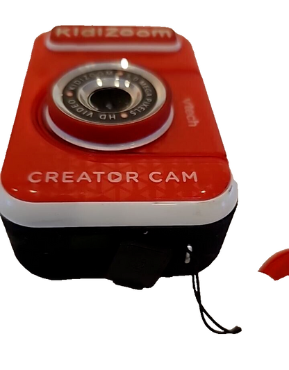 VTech KidiZoom Creator Cam Kids HD Digital Video Camera Creativity Tools Red