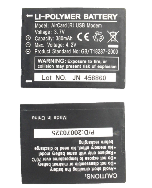 Battery T1287-2000 For Sierra 595U 875U 880U 881U Aircard Modem Sprint Original