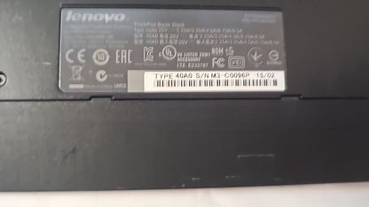 Lenovo 04W3953 ThinkPad Basic Docking Station 40A0 for L440 L450 P50s P51s T440