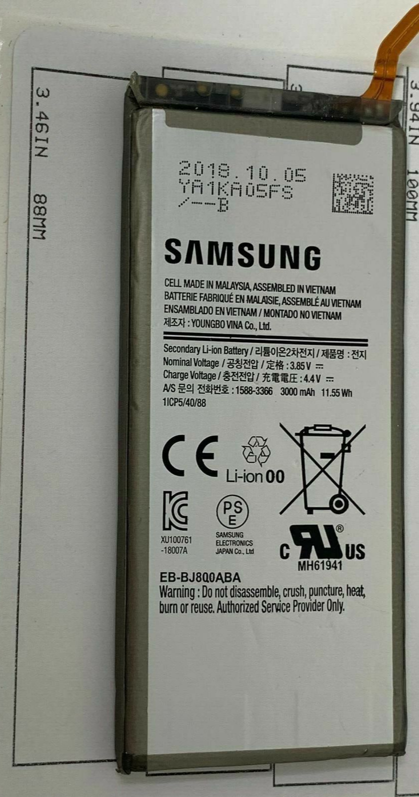 Battery EB-BJ800ABA ABE For Samsung Galaxy J6 SM-J600G J8 A6 SM-A600 A600T A600A