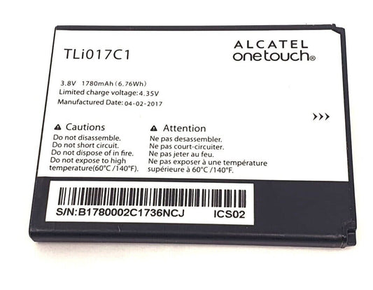 Battery TLI017C1 for Alcatel One Touch OT-5027B DAWN OT-4060 4060a 5027 Original