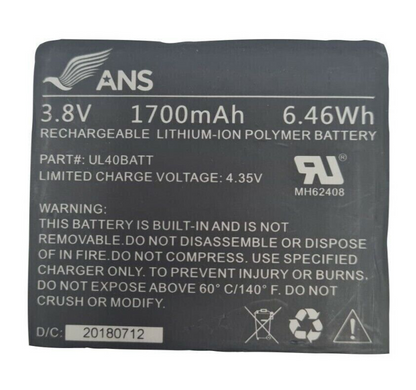 Battery UL40BATT For ANS UL40 1700mAh 3.8V Original Phone Virgin Mobile 6.46WH