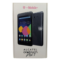Alcatel One Touch Pixi 7 8GB Wi-Fi and 4G LTE T-Mobile Locked 7in Display Black
