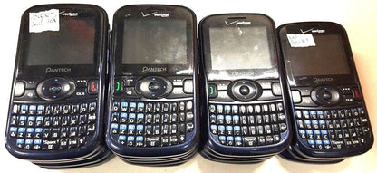 17 Lot Pantech TXT8035B Verizon Mobile Phone Locked QWERTY Keyboard Camera CDMA