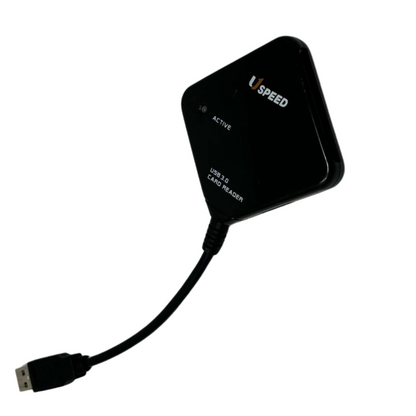 USpeed Y-3201 USB Multi Card Reader for CF MS SD Micro-SD Memory Card Laptop