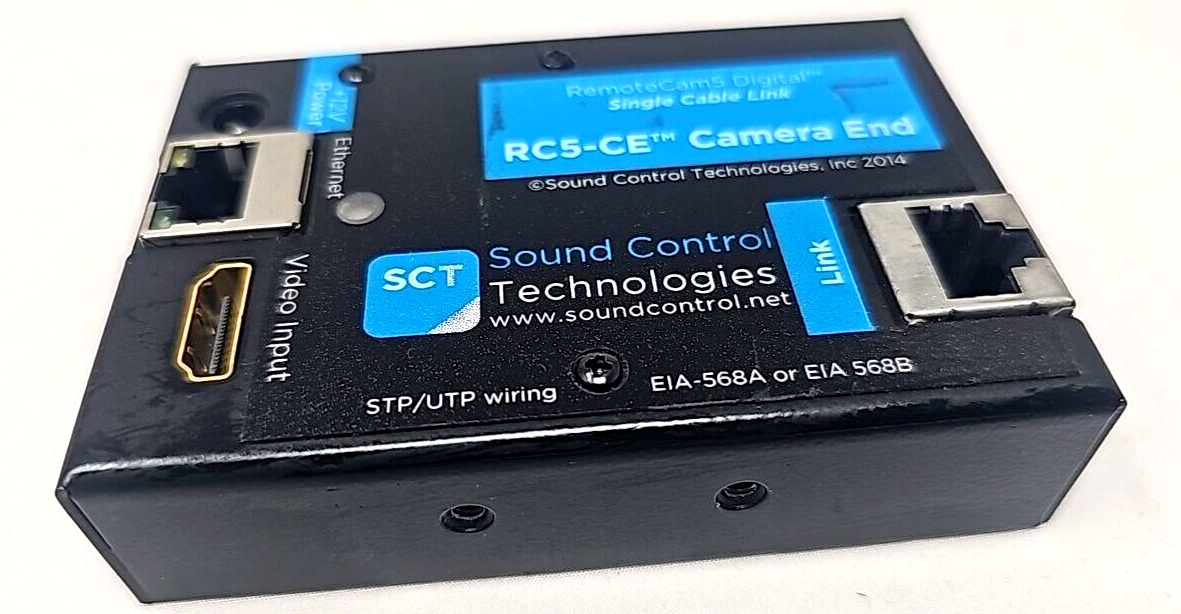 Sound Control Technologies RC5CE Head End RemoteCam5 For Digital PTZ Camera