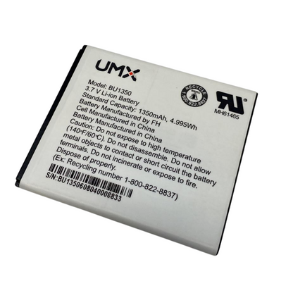 Replacement Battery BU1350 For UMX Unimax BU1350 Original 1350mAh 3.7V