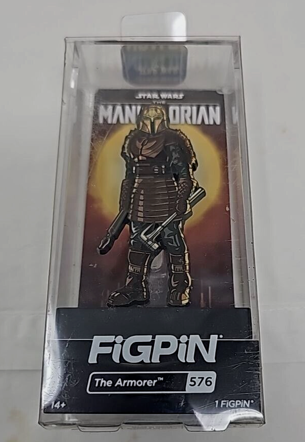 FiGPiN The Armorer 576 Star Wars The Mandalorian Museum Quality Acrylic Display