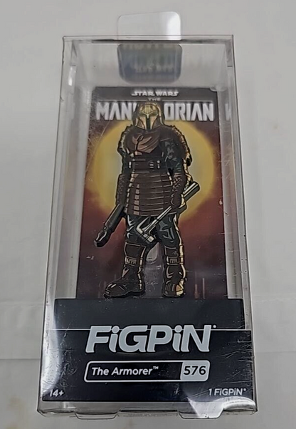 FiGPiN The Armorer 576 Star Wars The Mandalorian Museum Quality Acrylic Display