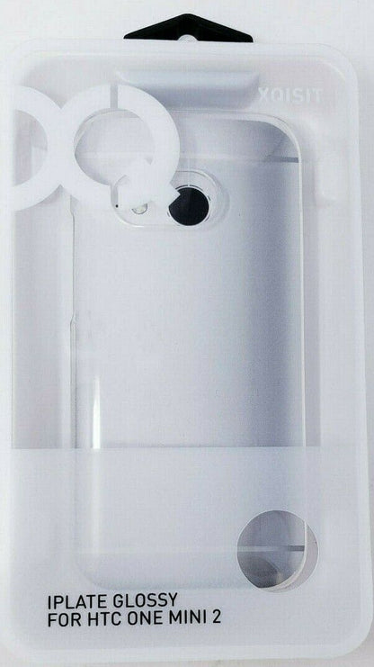 Clear Glossy iPlate Xqisit Case For HTC One Mini 2 Protective Back Cover OEM