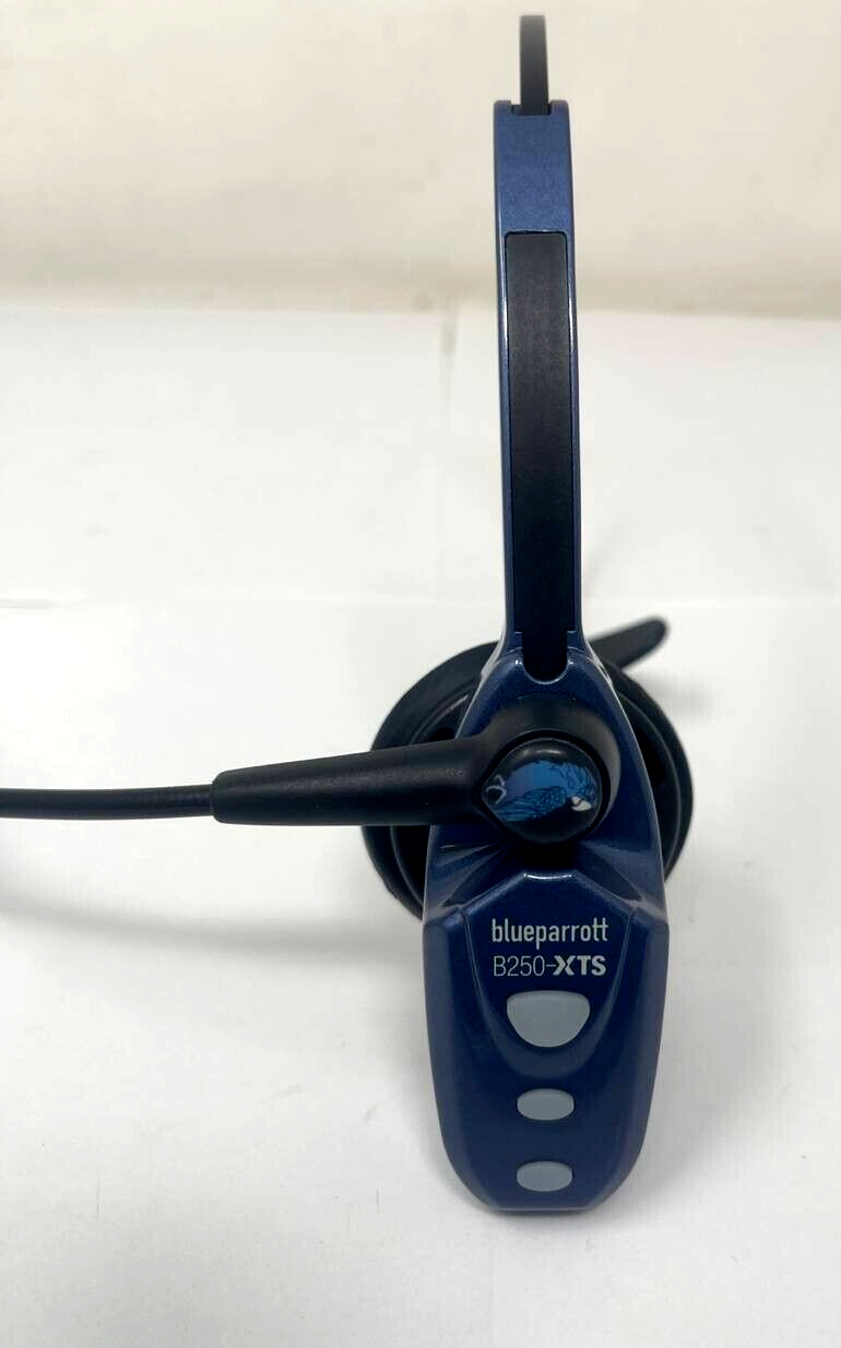 BlueParrott B250XTS Bluetooth Wireless Headset Noise Cancelling Mono Headphone