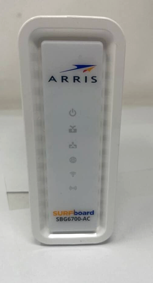 Arris SURFboard SBG6700AC Cable Modem WiFi AC1600 Router DOCSIS 3.0 White OEM