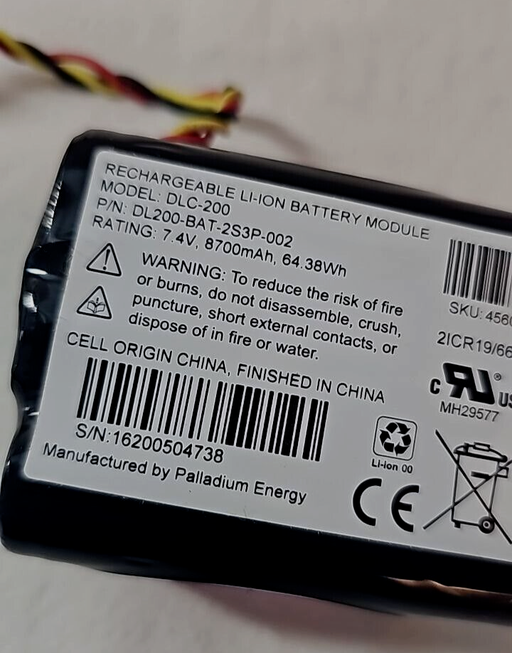 DLS 8700mAh Battery Rechargeable LI-ION Module for AT&T DLC-200 Original Black