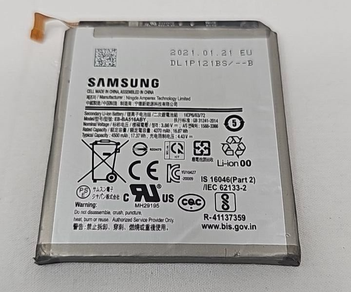 Battery EB-BA516ABY for Samsung Galaxy A51 SM-A515 SM-A516 4370mAh Replacement