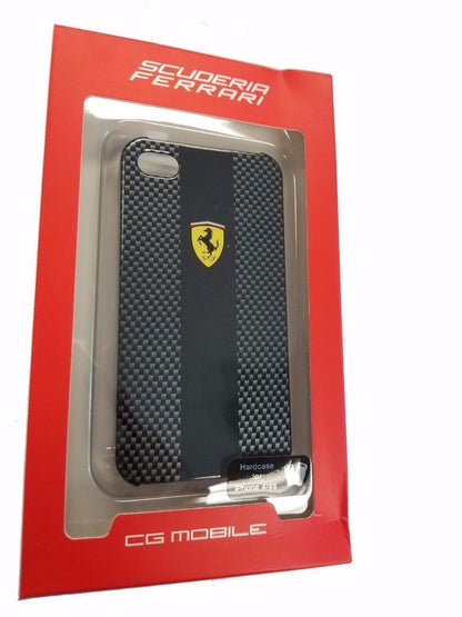 Hard Case for Apple iPhone 4 4S Scuderia Ferrari Protective Cover Black